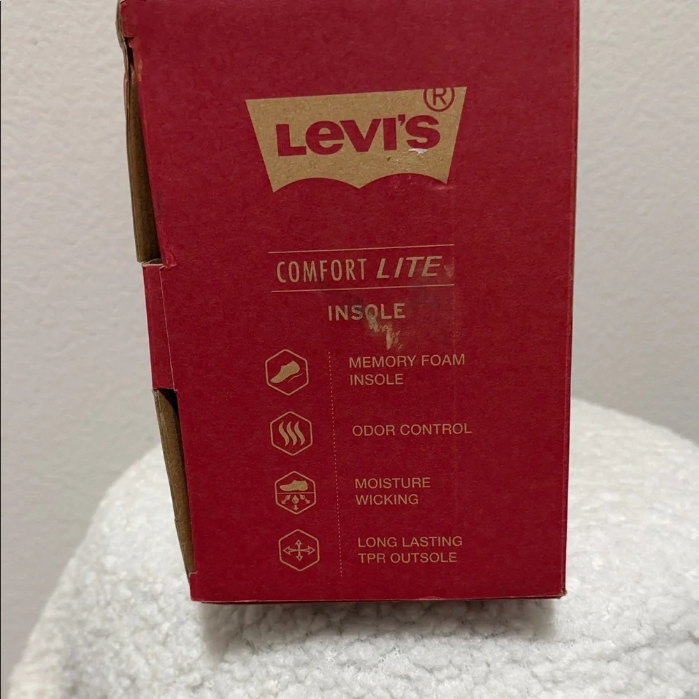 Levi's Charcoal Men's Slip-Ons